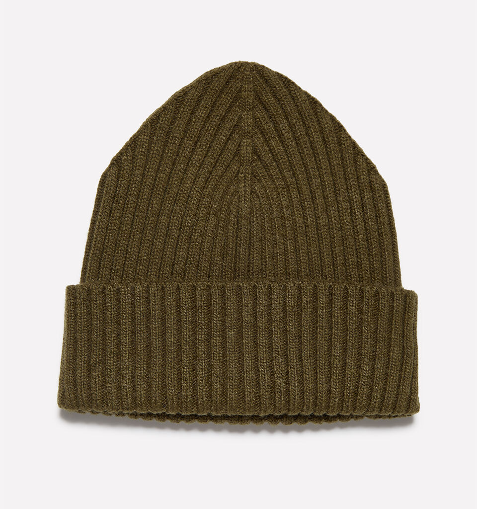 Berretto in maglia marrone - cappelli da uomo - Marrone Scuro | Sisley image number 1